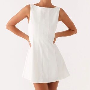 Peppermayo White Mini Dress